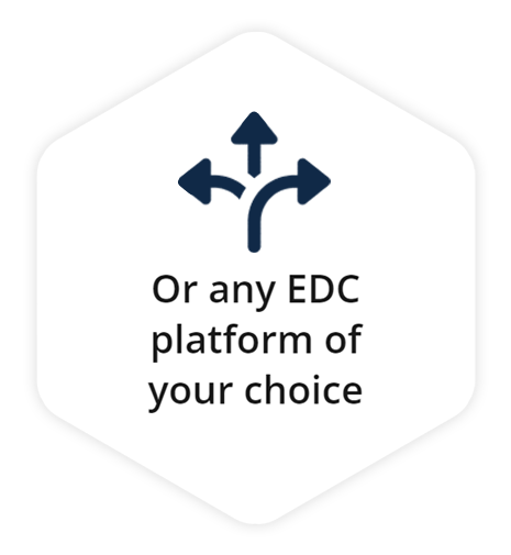 Or we can perform our DM activities on any EDC platform of your choice ... Or we can perform our DM activities on any EDC platform of your choice ...